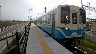 【側面展望】キハ32普通列車(南伊予～松山)&2000系幕回転