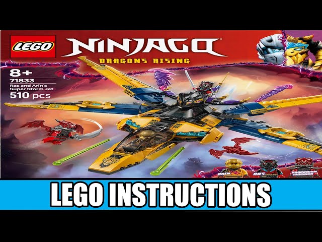 LEGO Instructions - Ninjago - 71833 - Ras and Arin's Super Storm