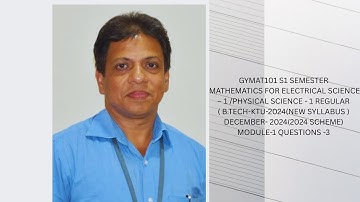 U.Q-3  I GYMAT101 MODULE 1 |First Semester B.Tech  Degree Regular  December 2024I SCHEME-2024| KTU I