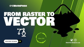 Converting Raster to Vector! (Inkscape Tutorial)