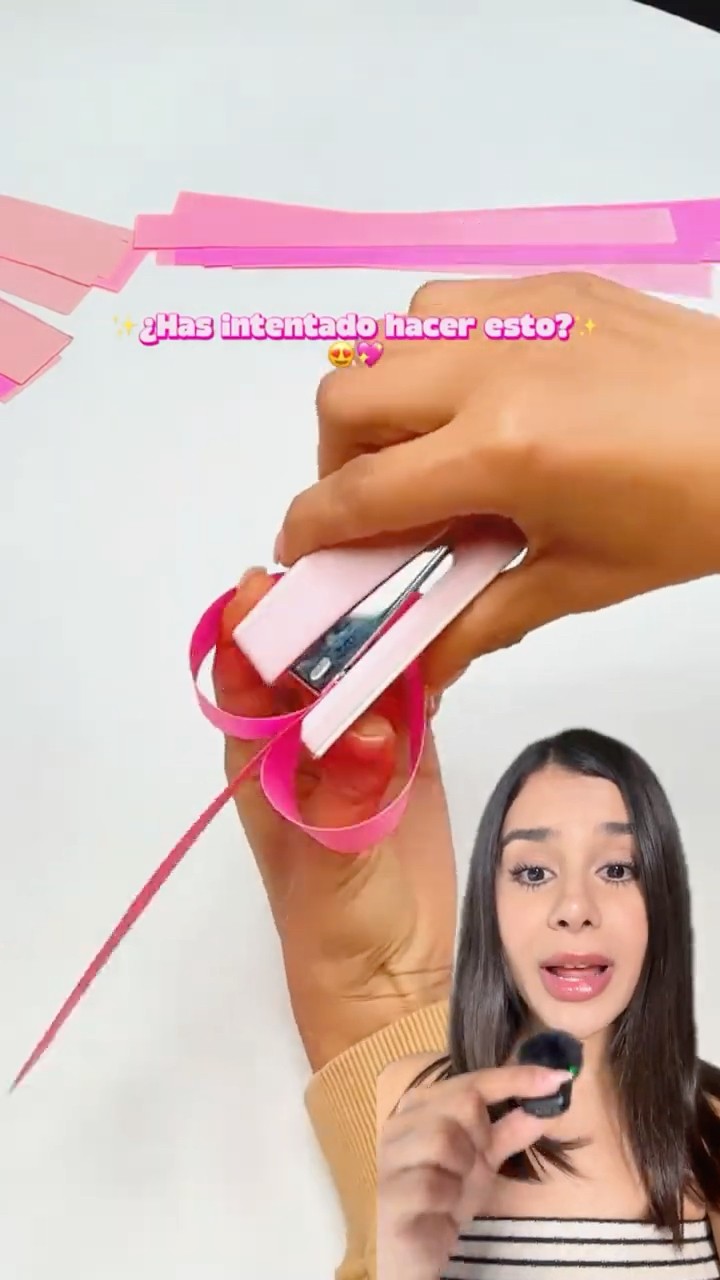 Tiras de corazones fácil y rápido