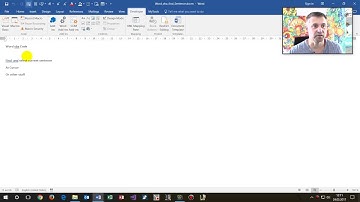 Word vba: Find Current Sentence, Paragraph or Table