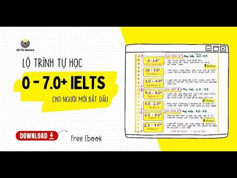 Lộ trình tự học IELTS từ 0-7.0+ cho người mới bắt đầu