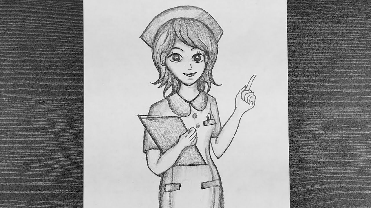 ArtStation  Nurse Sketch