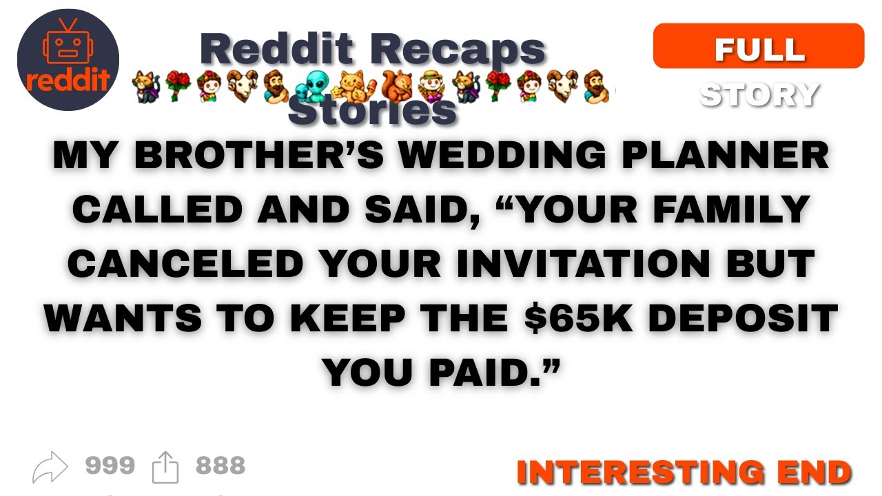 (Full Story) MY BROTHER’S WEDDING PLANNER CALLED AND SAID, “YOUR FAMILY CANCELED YOUR ...