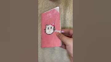 𝑴𝒊𝒏𝒊 𝒗𝒍𝒐𝒈! #fyp #tiktok #trend #audios #makeup #hellokitty #vlog #shorts