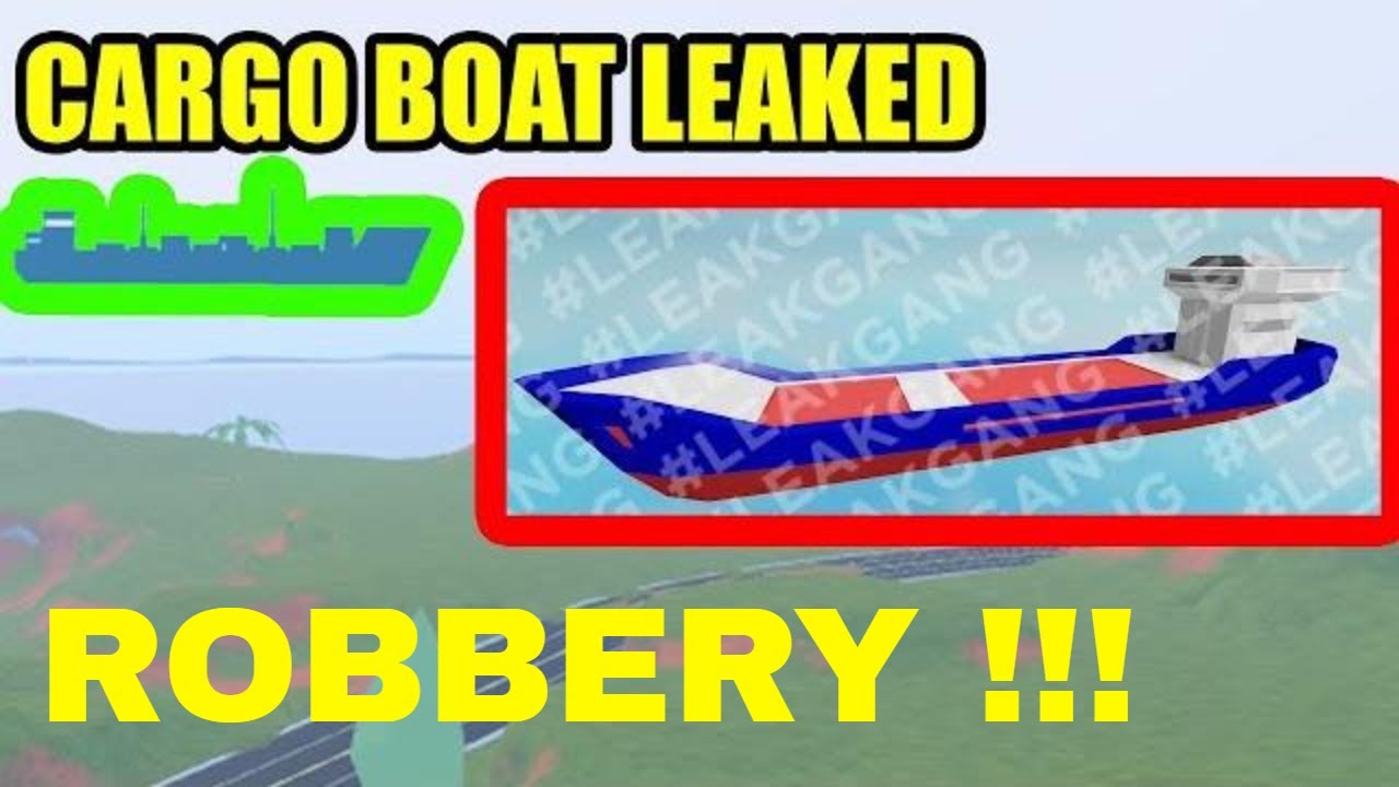 Jailbreak new CARGO BOAT robbery [Roblox Jailbreak] - YouTube