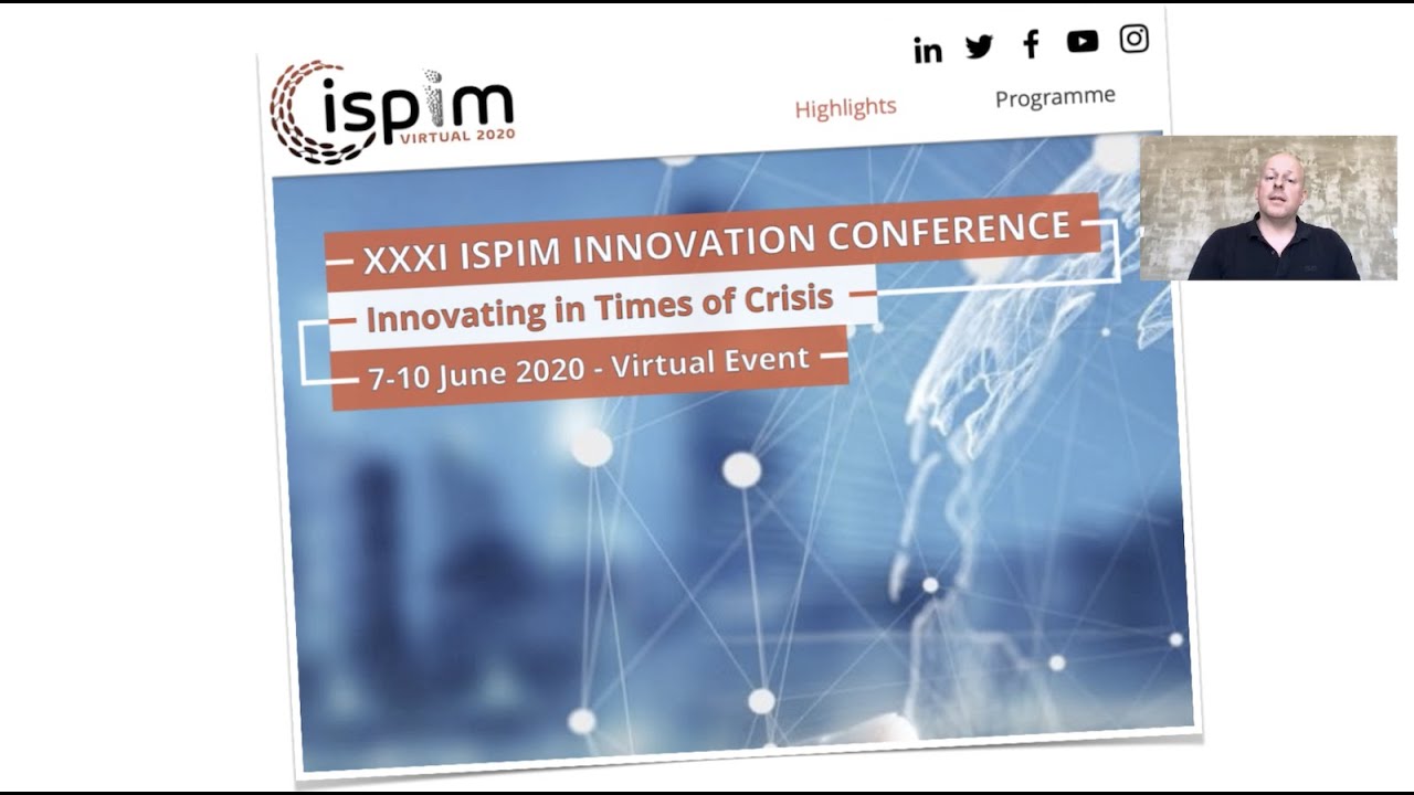 ISPIM Virtual - keynote speaker Ramon Vullings - ideaDJ