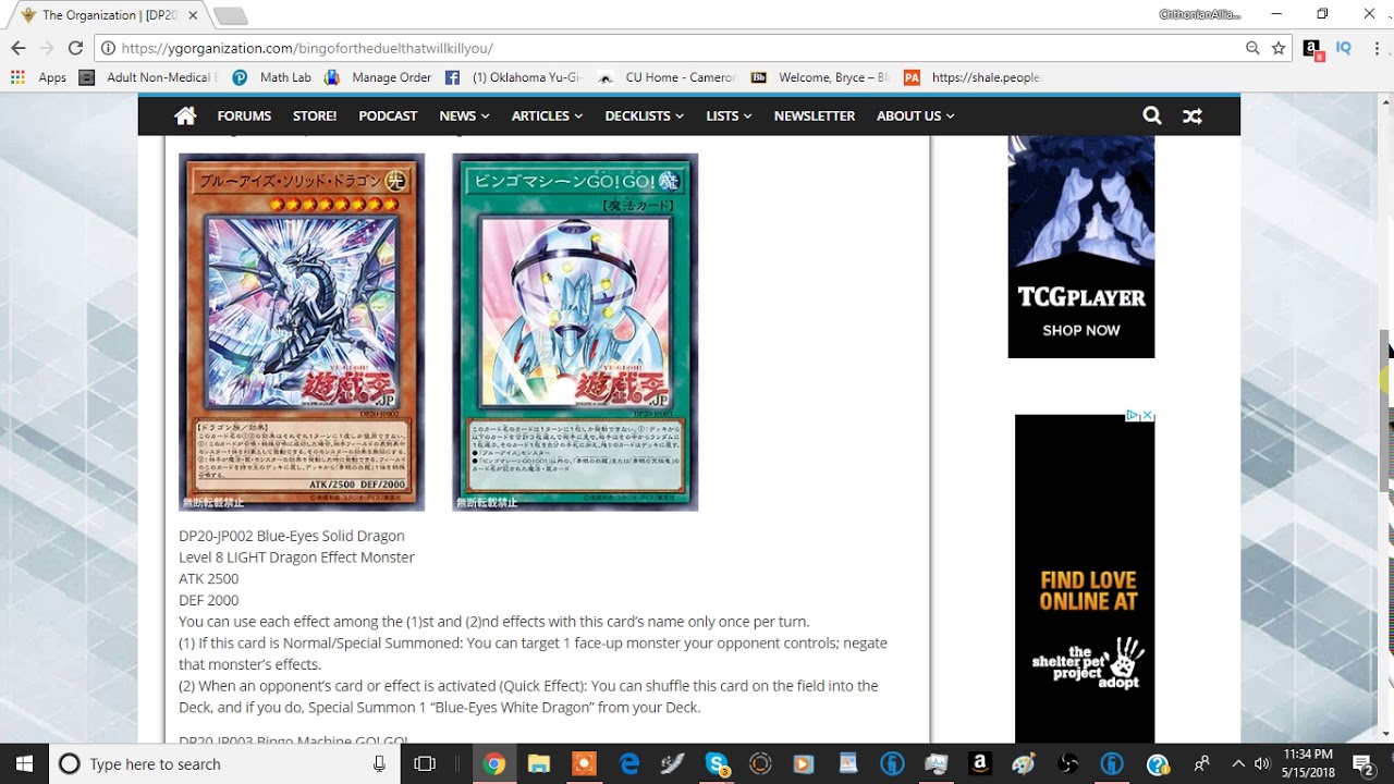 [YuGiOh!] BlueEyes Solid Dragon & Bingo Machine Go! Go! Card Review