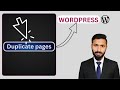 How to Duplicate Pages in WordPress