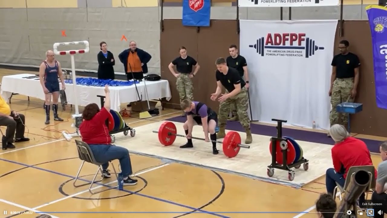 Final S/B/D Attempts. 946lbs Total at 145lbs WDFPF Powerlifting Meet