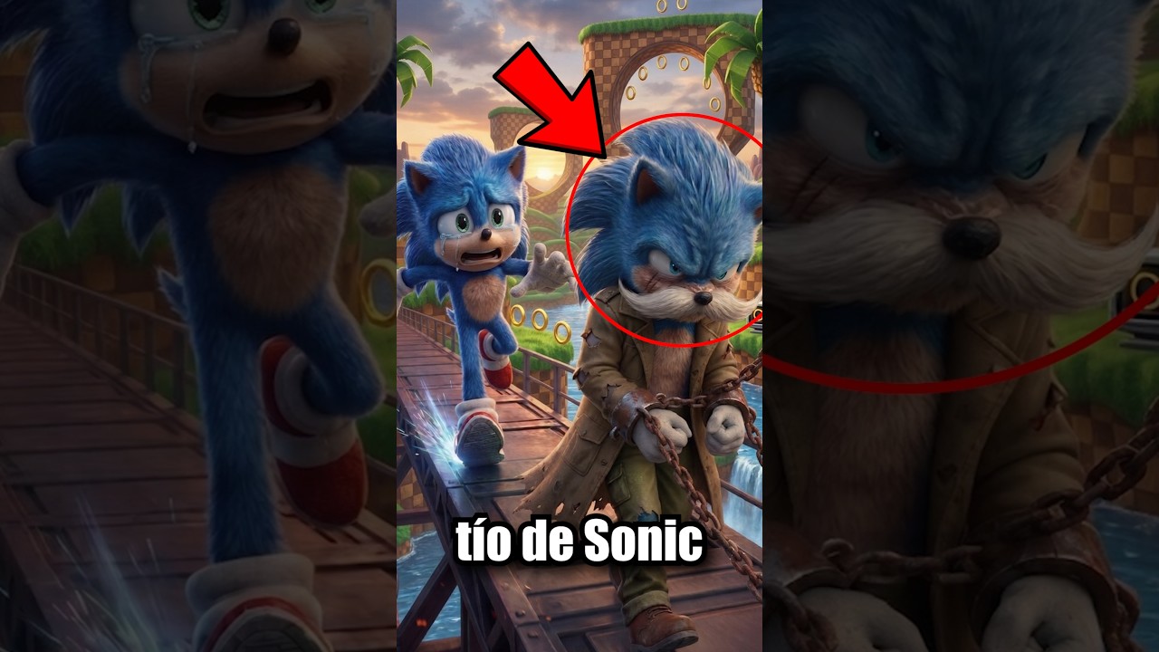 ¿Quién es el hermano perdido de Sonic? 😨 #sonic ##josativi #shorts #youtube