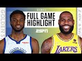Golden State Warriors at Los Angeles Lakers | Full Game Highlights