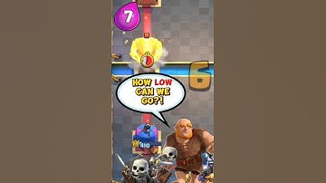 How to COUNTER Giant & Graveyard With INSANELY Low Elixir in Clash Royale #clashr #shorts #supercell