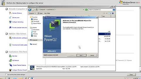 How to install VMware Power cli on Horizon view connection server 2008R2