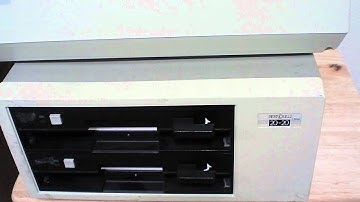 IBM 5150 & Iomega Bernoulli Box A220H Demonstration