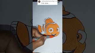 Nemo 🐠 draw so easy #nemo #fish #shortsfeed
