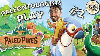 TALKING WITH DINOSAURS | Paleontologists Play Paleo Pines Episode 2 screenshot 2