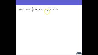 Celebrity U3L3 - Implicit differentiation: Supplementary Example #1 Profile