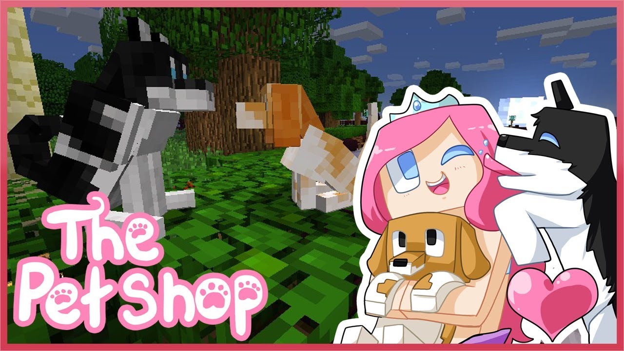 THE PET SHOP! Ep.1 The Two Stray Dogs | Minecraft ROLEPLAY