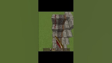 Hướng dẫn làm cầu thang tự động #shorts #minecraft #redstonebuilds #editminecraft  #fypシ゚viral