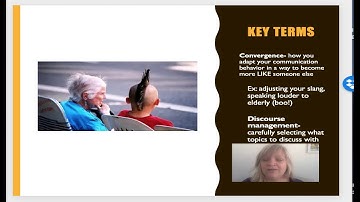 COMM 10 Communication Accommodation Theory