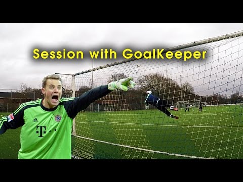Session with a '' real '' Goalie. - vvbasvv