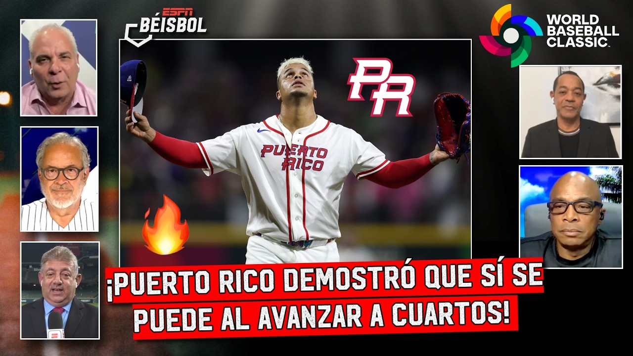 PUERTO RICO, a pesar de LAS AUSENCIAS, ESTÁ en CUARTOS DEL CLÁSICO tras vencer a CUBA | ESPN Beisbol