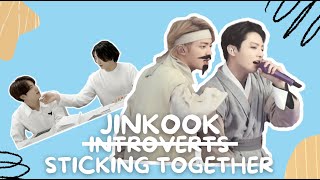 Seokjin And Jung Kook Sticking Together Its A Jinkook Thing, Not An Introverts Thing