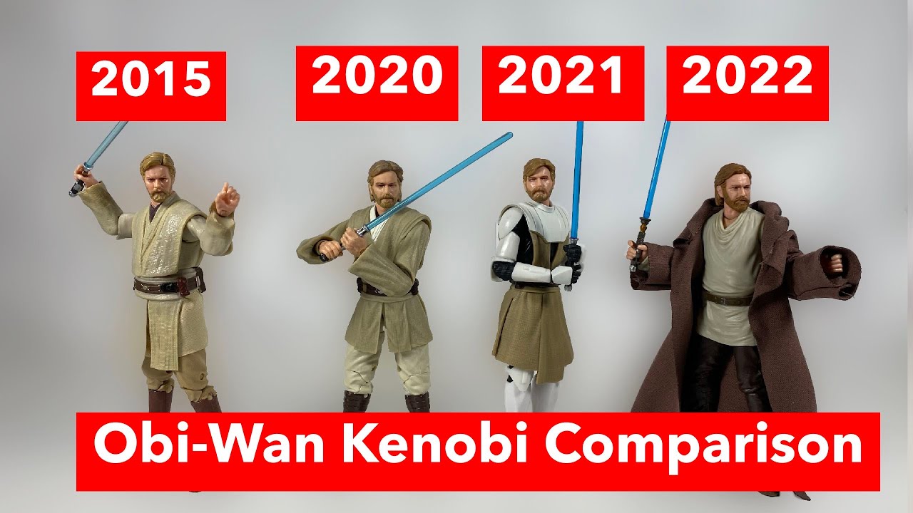 Black Series Obi-Wan Kenobi Comparison! (2022, Clone Wars, Ep.2