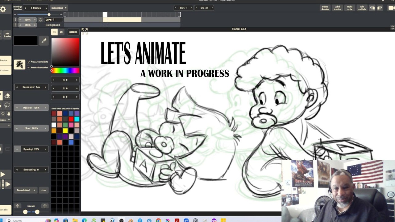 LET'S ANIMATE a work in progress - YouTube