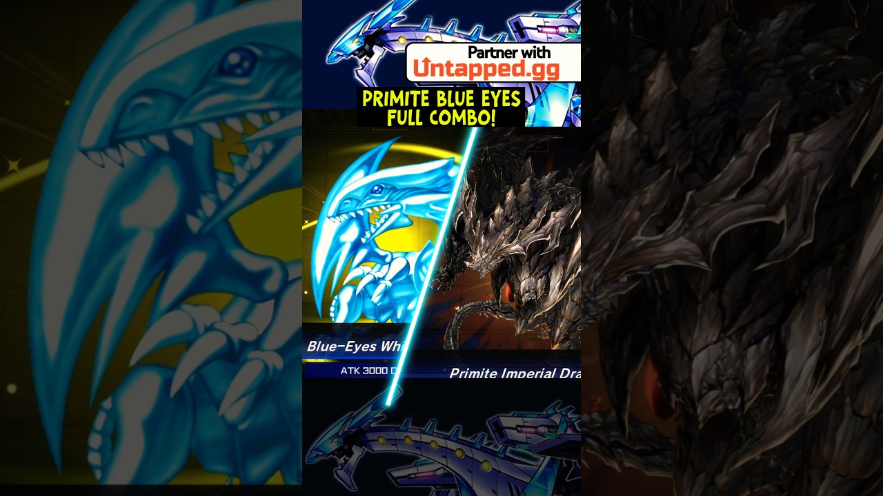 PRIMITE BLUE EYES COMBO IS INSANE‼️ 