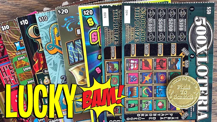 LUCKY BAM! 2X $50 500X Lottery Tickets