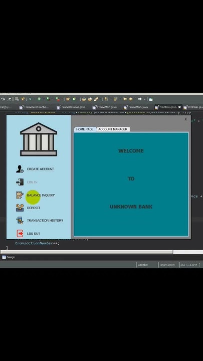 Java eclipse - Simple bank system. #java #shorts - YouTube