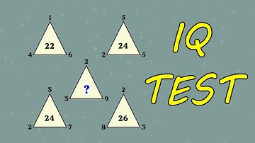 IQ test | Let the geniuses say what number is inside the triangle + answer