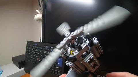 LEGO radial engine test