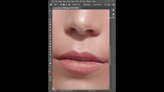 how to add realistic lipstick in photoshop | #shorts