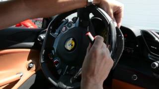 Instructions for installing carbonio challenge extended shift paddles
on the ferrari 488.