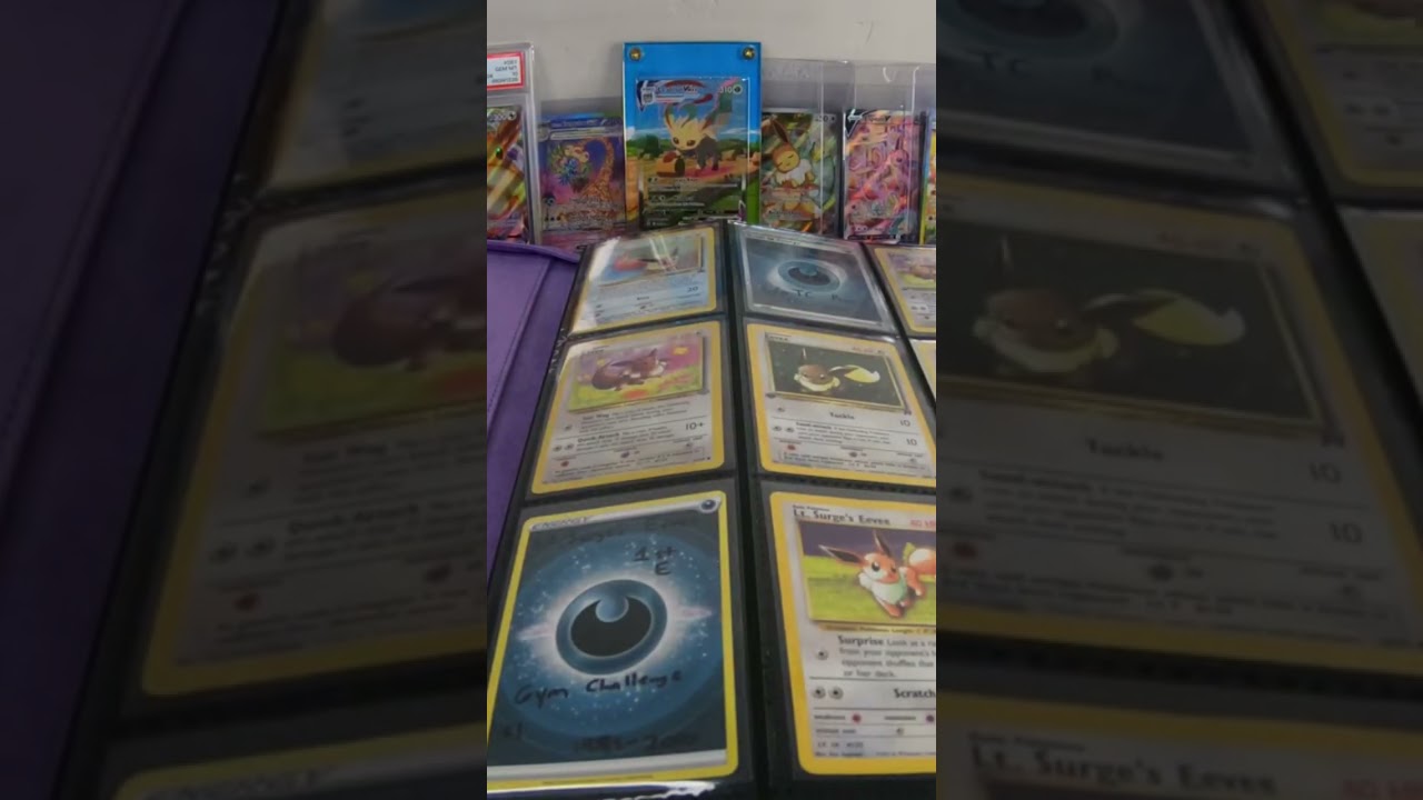 My Eevee Pokemon Card Collection ASMR! 