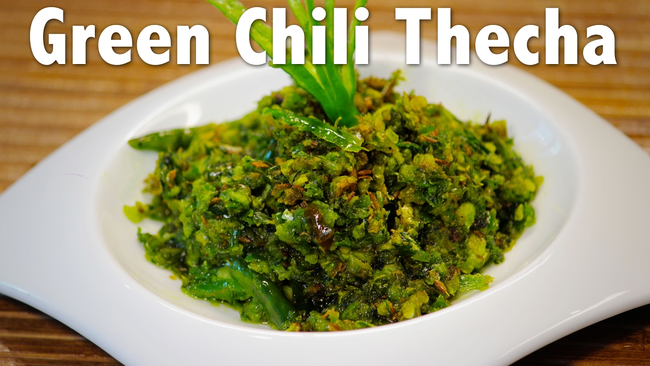 Green Chilli Thecha - Mirchi Thecha #Maharashtrian Tadka | ChefHarpalSingh | chefharpalsingh