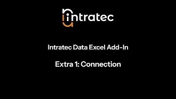 Connection | Intratec Data Excel Add-In - Extra 1
