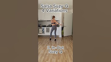 How To Do A Salsa Suzy Q 4 Ways - Salsa Footwork Variations - Rasa Pauzaite  #salsa salsadance