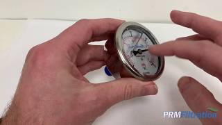 How to Zero a Liquid Filled Gauge