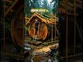 “Secret Forest Cabin Build 🌲 Giant Log House Transformation Timelapse”#3danimation #YouTube short