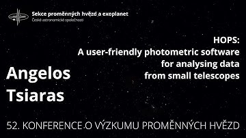 Angelos Tsiaras: HOPS: A user-friendly photometric software for analysing data from small telescopes