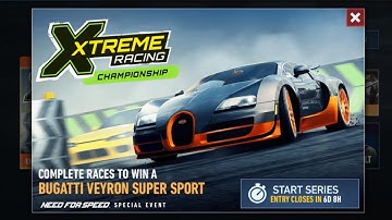 NFS: No Limits Bugatti Veyron Super Sport DAY 3 | Xtreme Racing Championship Special Event 2021