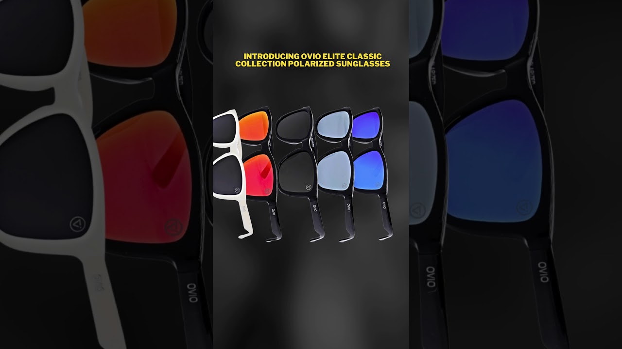 Block Bright Sunlight With Ovio Elite Classic Polarized Sunglasses.