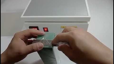 Cellophane Wrapping Machine Operating