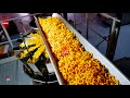 Chips Factory - Corn chips line 🌽 puffs snakes. American extrusion  model