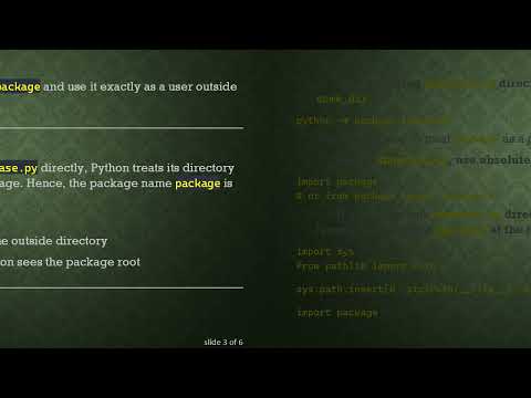 How to Import Your Own Python Package from Within Itself